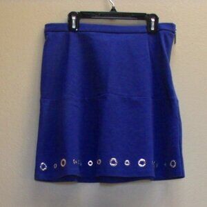 MICHAEL KORS ROYAL BLUE KNIT SKIRT Size 8